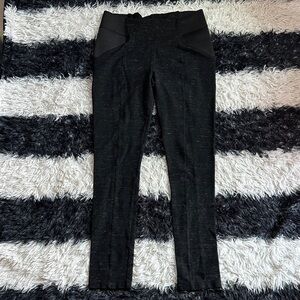 Daytrip (Buckle) Women’s Variegated Black Side Panel Leggings/Skinny Pants, Lg